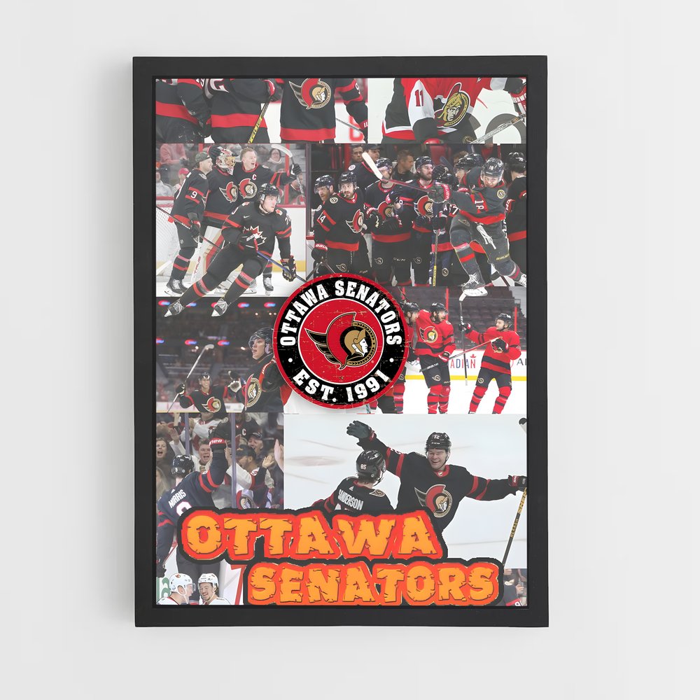 Poster Sensations Ottawa – affiche Hockey sur glace (vue 2)